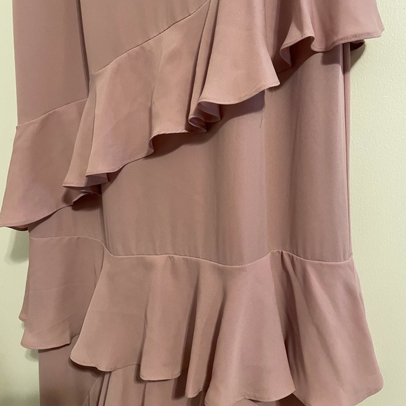 “Waye” Long Formal Dress with ruffles - Picture 7 of 8